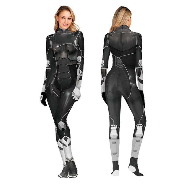 Anime Felicia Hardy Cosplay Jumpsuit Hero Black Cat Zentai Bodysuit Costume Halloween Party Carnival Suit Catsuit Spandex Outfit