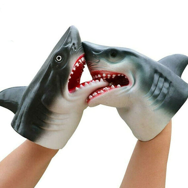 Shark Hand Puppet Cute Animal Hand Gloves Children Gifts Toys Cosplay Figure Toy Kids Child Telling Story Playing Hand Cover