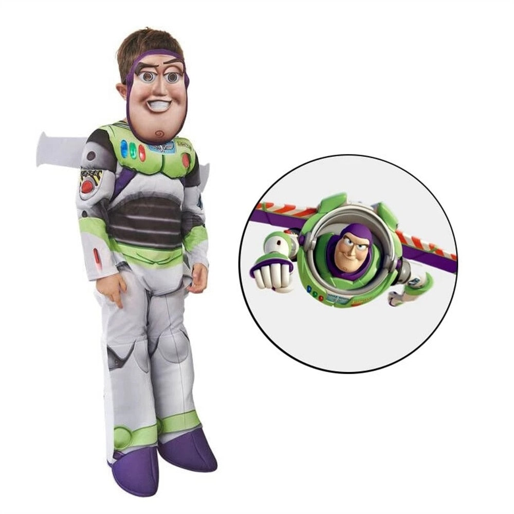 Buzz cos Lightyear Costume Kids Halloween Costume for Children Carniva ...