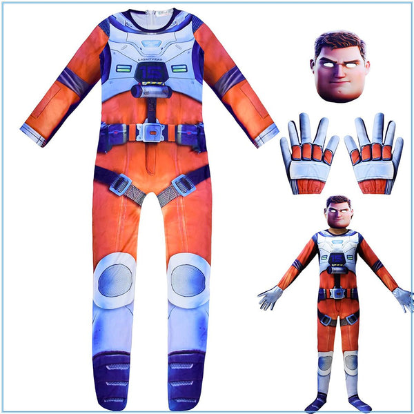 Boy Buzz Cosplay Costume Lightyear Jumpsuit Costume Children Kid Fancy COS Suit Birthday Party Prop Halloween Clothes