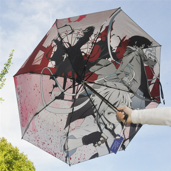 Anime Cartoon Bungou Stray Dogs Printed Umbrella Sun Rain Sunshade Umbrella Cosplay Prop Decor for Boy Girl Gift 1pcs