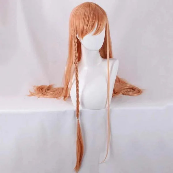 Game FFXIVv Rynene Cosplay Wig Long Orange Pink Heat Resistant Synthetic Hair Halloween Wigs