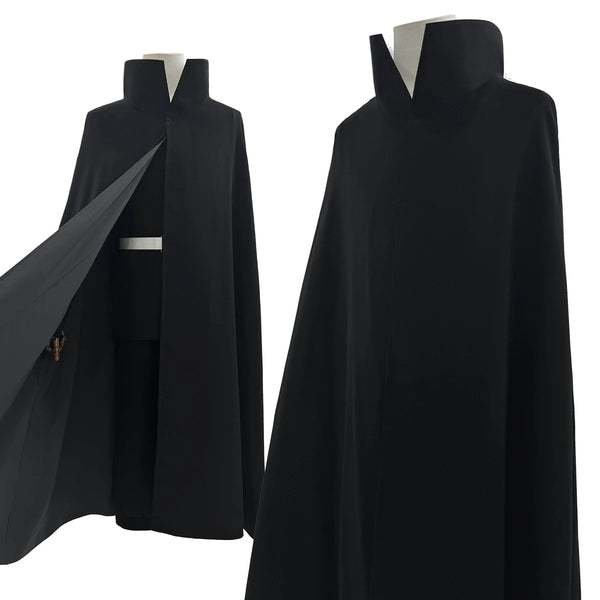 Black Uchihaha Sasukeke Cosplay Costume Anime Top Cloak Pants Belt Halloween Christmas Animation Convention