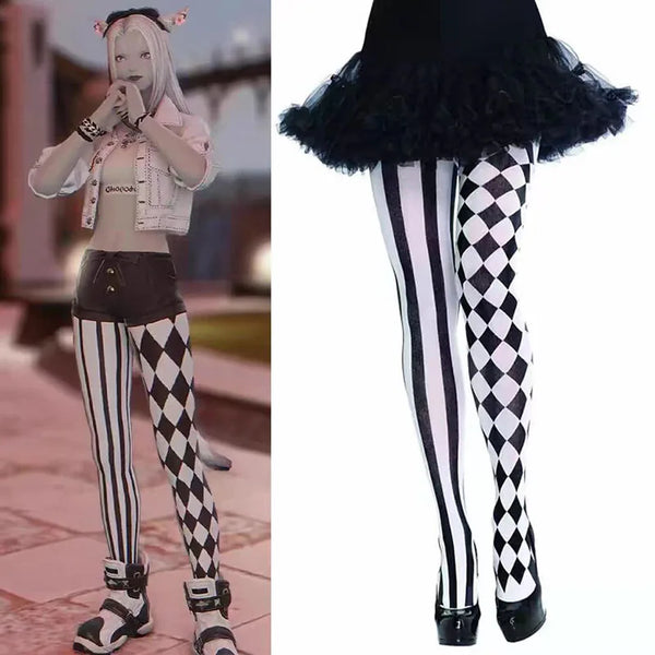 Anime Game FF14 Final Cosplay Fantasy XIV Costume Pantyhose For Halloween Stocking Christmas Prop Accessories