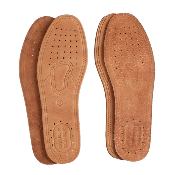 1 Pair Cowhide Insoles For Shoes Men Comfortable Deodorant Casual leather Insole Feet Quality Genuine Leather Flats Shoe Sole