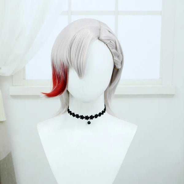 Genshin Impact Fontaine Lynette Cosplay Wig Ear Tail Props Lyney Cosplay Wig Pre Styled Cosplay Wig Heat Resistant Synthetic Wig