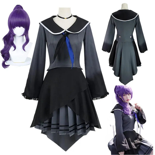Asahinana Mafuyuyu Cosplay Costume Project Wig Sekaiai Anime Colorful a Stage Cosplay Halloween Party Uniform for Women Girls