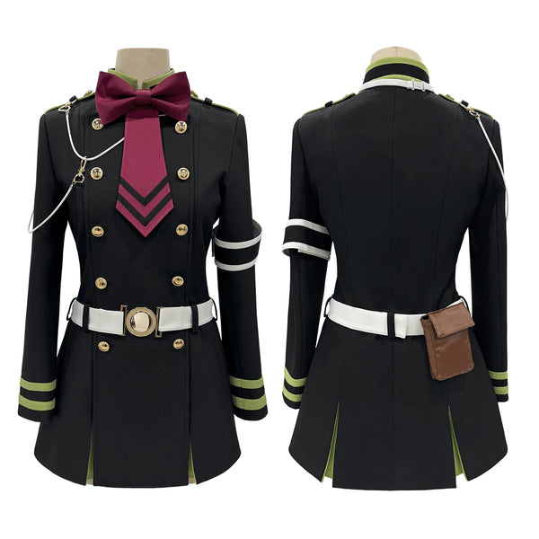 Seraphph Of Anime The End Shinoaoa Hiiragigi Cosplay Costume Coat Belt Bow Tie Halloween Christmas Convention Daily Wear