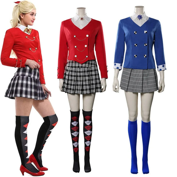 Women's Veronicaca Sawyerer Cosplay Costume Outfits Halloween Heathersrs the Musical Costume Skirt Suit