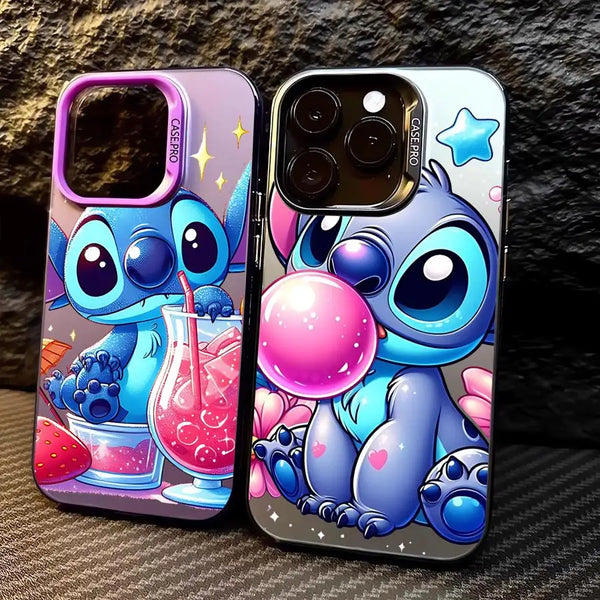 Cartoon CuteStitch DisneyCover Phone Case for Apple iPhone 15 Pro Max 16 Pro 14 Pro 13 12 11 Pro Max 14 Plus Soft Shell
