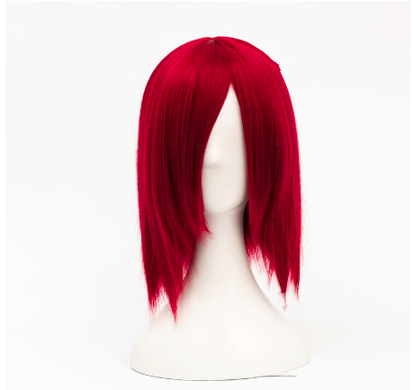 Anime Nagatoto Pain Short Dark Red Synthetic Hair Cosplay Wigs + Wig Cap