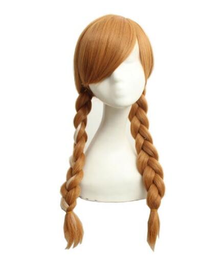 65cm Kirigakurere Ao no Exorcistst Annana Mix Blonde Braid Long Synthetic Hair Cosplay Party Wig