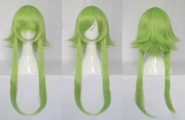 Your Turn oh to Die Kannana Kizuchihi Green Cosplay Wig