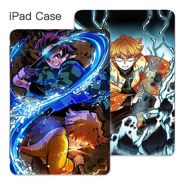 Tablet Stand Cover Anime Demon Slayer for iPad 8th Generation Case 2020 Air 4 Pro 11 Mini 5 10.2 7th 6th Funda Pro 12.9 Air 2