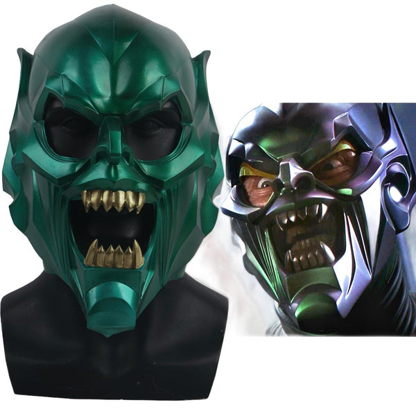Spider Mask No Way Home Green Cosplay Goblin Man and Woman Masks Latex Cosplay Peter Parker Costume Tom Holland Halloween Party