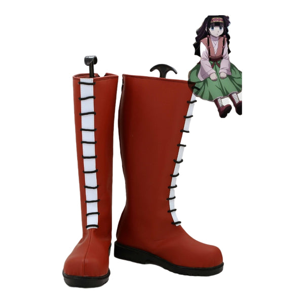 Anime X Hunter Alluka Zoldyck Aruka Shoes Cosplay Boots for Halloween Party Customized Halloween Accessories for Adult