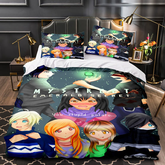 APHMAU Bedding Set Single Twin Full Queen King Size Kawaii Aphmau Bed