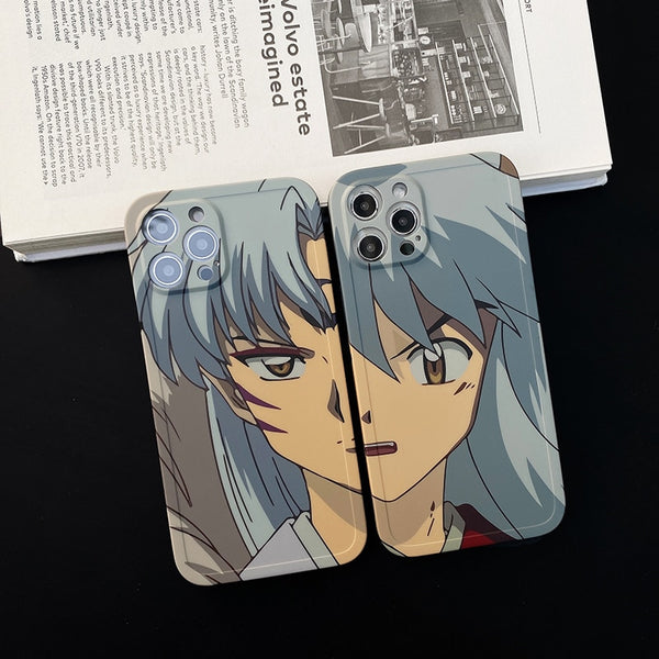 Japan Anime Nuyasha Sesshoumaru Phone Case for Iphone 14 13 12 11 Pro Max Xs 7 8 Plus X XR Cute Cartoon Soft Silicon Cover Back