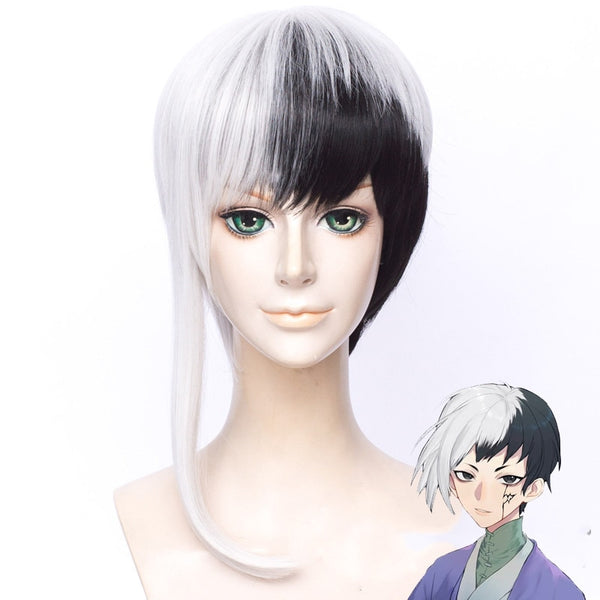 Anime Dr.Stone Asagiri Gen Short Wig Cosplay Costume Heat Resistant Synthetic Hair Men Party Role Play Wigs