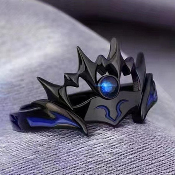 Anime Date A Live Tobiichi Origami Ring Cosplay Costume Women Men Adjustable Opening Metal Rings Jewelry Prop Accessories Gift