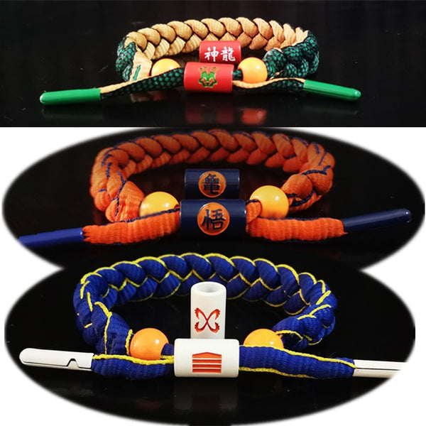 Anime Son Goku Kakarotto Vegeta Shenron Hand-knitted Cosplay Bracelet Jewelry Accessories