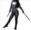 Girls in a Night Cosplay Costume Woman Female Halloween Party Zentai Bodysuit Adults Kids With a Wing