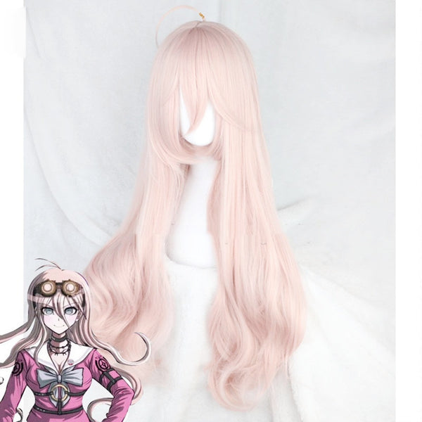 DanganRonpa Cosplay Wig Miu Iruma Costume Play Woman Adult Wigs Halloween Anime Game Hair free shipping + wig cap
