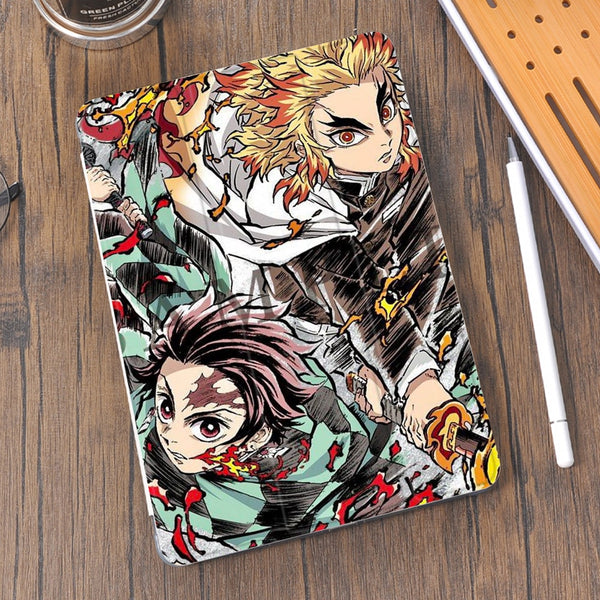 Anime Demon Slayer for iPad 10.2 8th Generation Silicone Cover For iPad Air 4 Pro 11 Case 2020 Mini 5 7th 6th Pro 10.5 Air 2