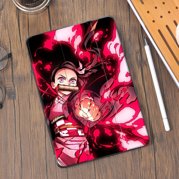 Demon Slayer Anime Case for iPad Pro 11 2021 8th Generation Air 4 Tablet Holder Mini 5 10.2 7th Air 2 Pro 12.9 10.5 9.7 5th 6th