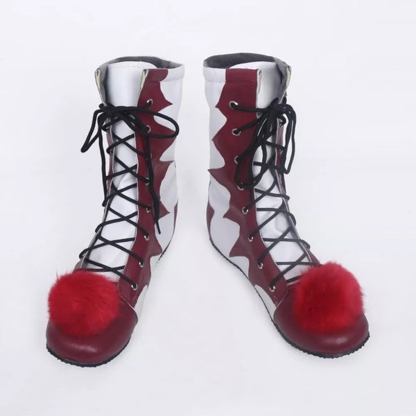 Halloween Stephen Cosplay King's It Clown Boots Shoes Pennywise Adult Men Women Halloween Cosplay Boots Shoes Custom-Made