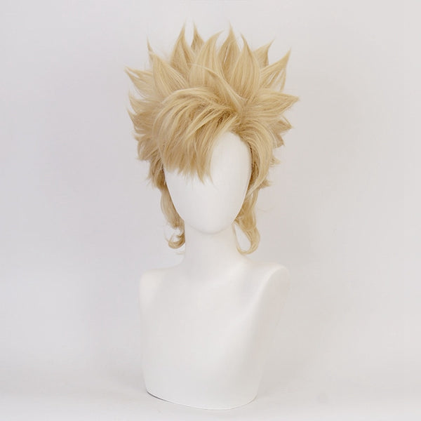 Jojos cos Bizarrere a Adventure Caesarar Anthonioio Zeppelili Short Wig Cosplay Costume Heat Resistant Synthetic Hair Men Women Wigs