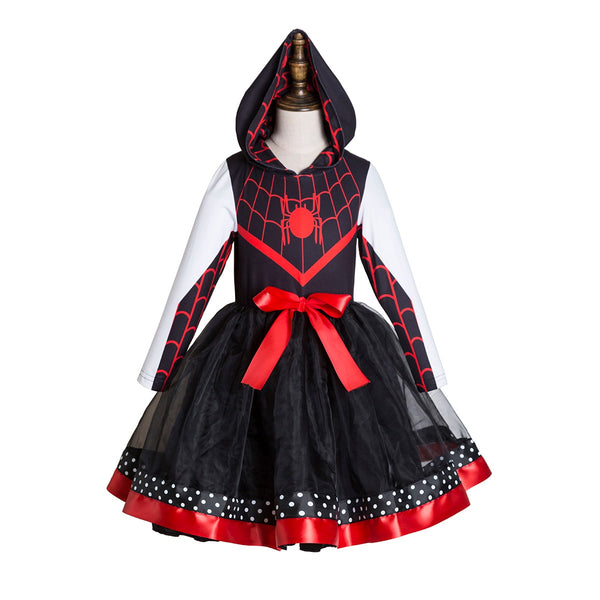 Ghost Spiders Inspired Costume Spiders Gwenen Inspired Costume Ghost a Spiders Hoodie Spiders Gwenen Cosplay tutu dresses Spider birthday
