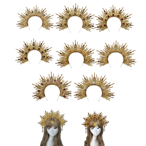 Cosplay Angel and Halo Shaped Head Hoops for Children Halloween Festival Party Props