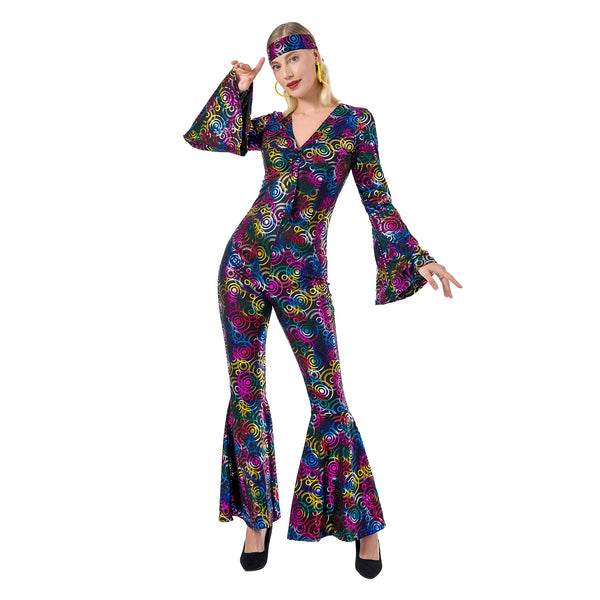 80s Women Costumes New Halloween Costume Party Clothing for Adult Women Carnival Knitted Disco Dancer Costumes Plus Size