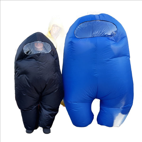 Halloween Inflatable Costume Disfraz Inflable Bubble Suit Blow Up Cosplay Toys Amoungus  Kids Adults Teens Birthday Party Gifts