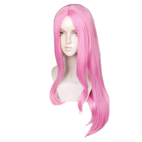 Jewelry Bonney Wig Anime ONEPIECE Pink Cosplay Wigs Long 75cm Heat Resistant Synthetic Hair Role Play Halloween Carnival Party