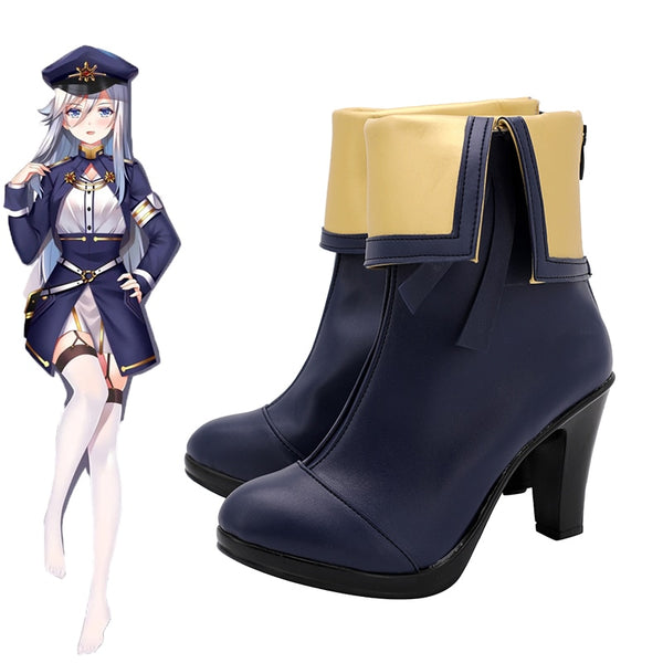 Anime 86 EightySixs Vladilenana Milizeze Cosplay Shoes Boots Women Men Halloween Party Costume Accessories Custom Made