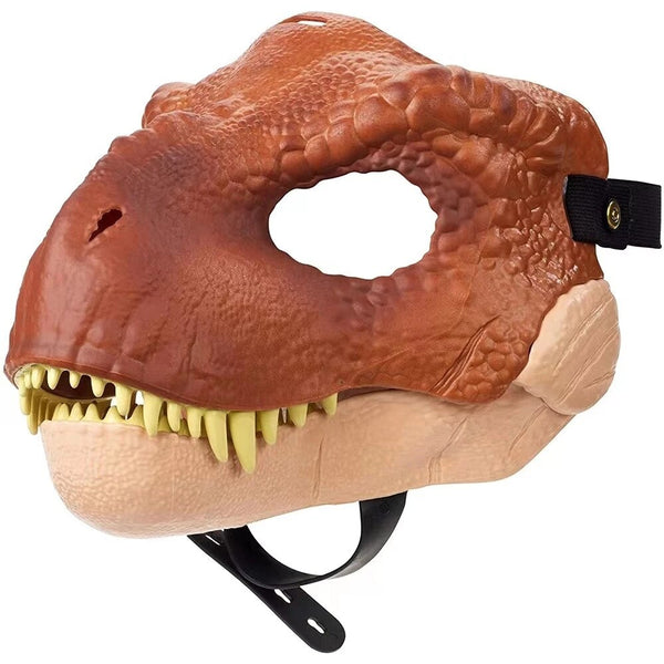 Halloween Dragon Dinosaur Mask Open Mouth Latex Horror Dinosaur Headgear Dino Mask Party Cosplay Costume Scared Mask