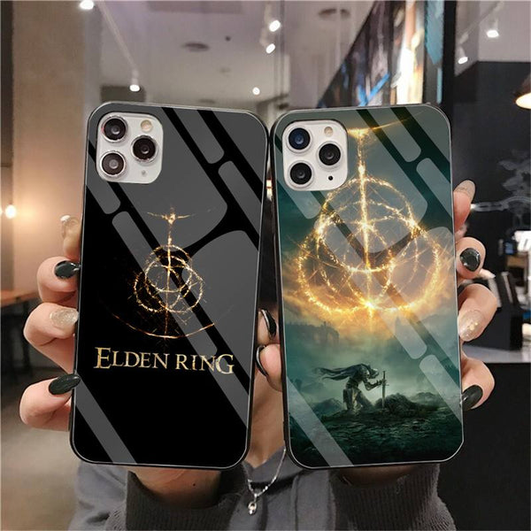 Hot Game Elden Ring Phone Case Tempered Glass For iPhone 13 12 Mini 11 Pro XR XS MAX 8 X 7 Plus SE 2020 Soft Cover