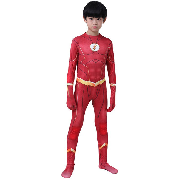 Red lightning DC  Super hero  the nightmares christmas  cosplay costume