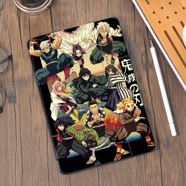 Anime Demon Slayer iPad Case 2021 for 9th Generation Air 5 4 Mini 6 Pro 12.9 10.2 7th 8th Pro 11 Case Cute Air 2 6th 5th Fundas