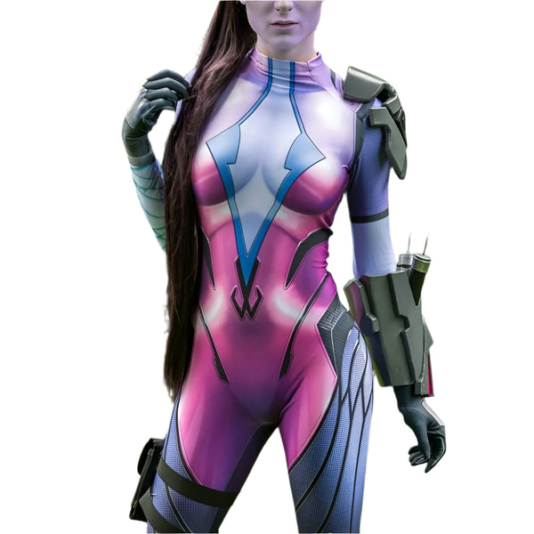 Game Overwatchch Costumes Widowmakerer Cosplay Costume Women Female Girls Suit Zentai Superhero Geeks a Girl Bodysuit Adults/Kids