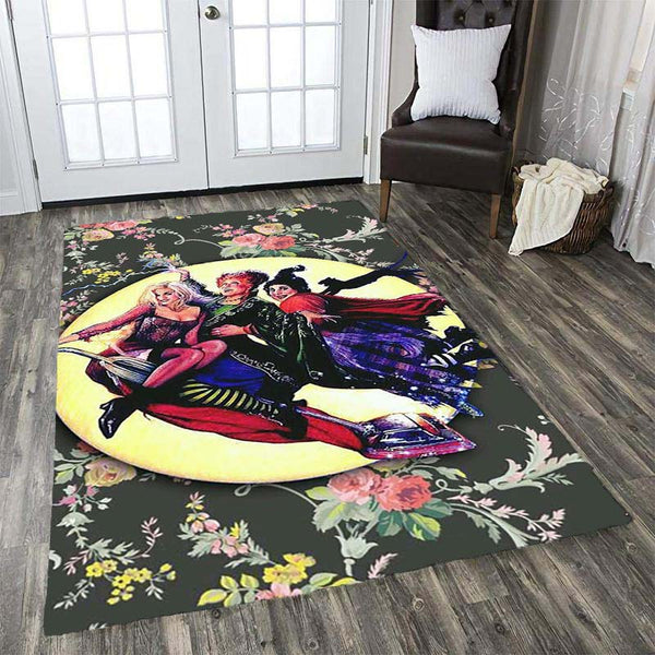 Hocus Magic Movie Printed Carpet Pocus Living Room Bedroom Large Area Rug Entrance Doormat Anti-slip Home Decor Machine Washable