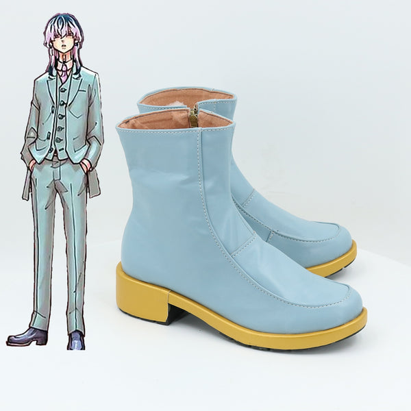 Tokyo Anime Revengers Cosplay Haitani Ran Suits Shoes Blue Casual Boots For Women Men Halloween Christmas Accessories
