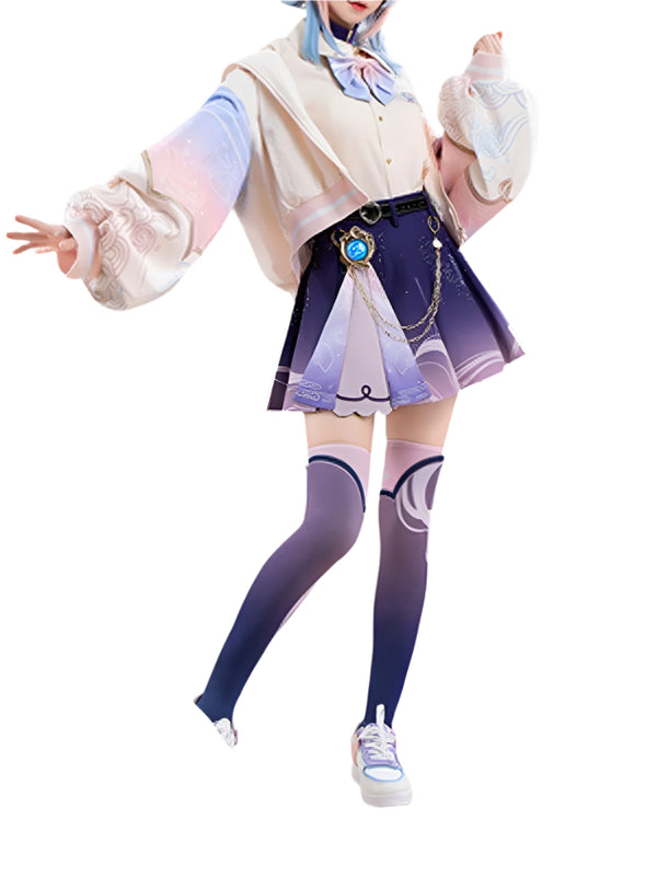 Hot Game Genshinin and Impact SANGONOMIYAya KOKOMImi Cosplay Costume Skirt Anime Accessories Stockings Ribbonon Masquerade Dress Up