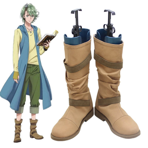 Anime Fuutoto PI a Philips Cosplay Shoes Futoto Detectives a Philips Green Boots Carnival Halloween Christmas Cosplay Costume Accessory