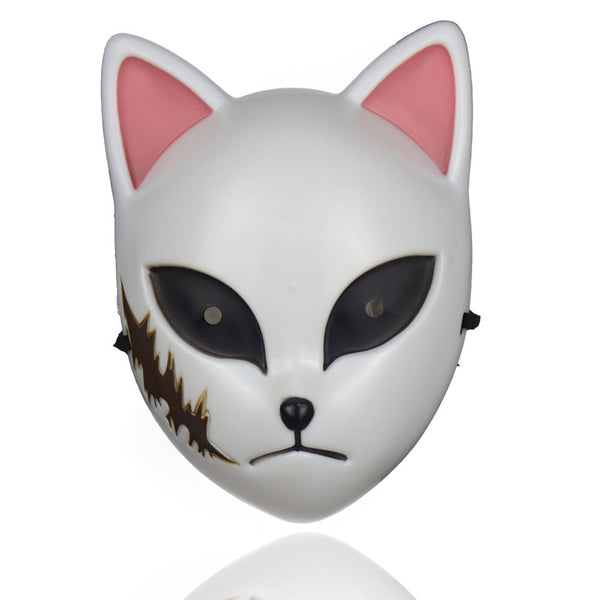 Japanische Anime Cosplay Masken Halloween Maske Dämonentöter Kimetsu no Yaiba Maske Kamado Tanjirou Sabito Cosplay Party Requisiten