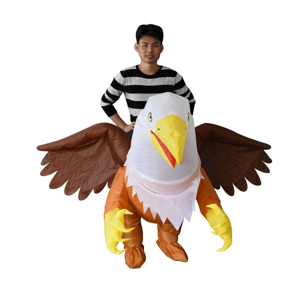 Griffon Inflated Garment Halloween Cosplay Costume Men Adult Eagle Bird Dress Up Carnival Party Role Play Disfraz Walking Mascot