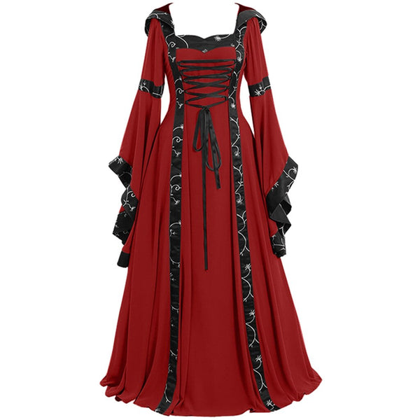 Medieval Dresse Cosplay Kostüme für Frauen Mittelalter Stage Plus Size Dress Performance Gothic Vintage Roben Retro Vestidos