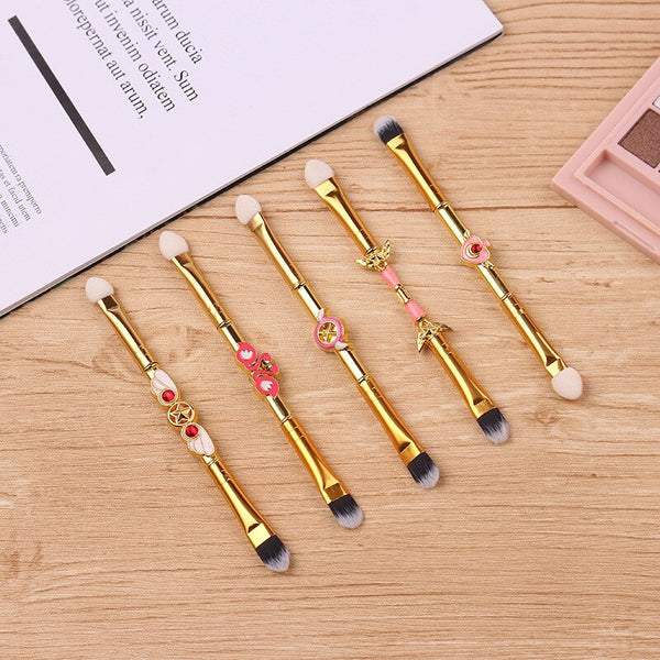 Card Captor Cosplay Makeup Brush Make Up Set Arms Loose Stucco Make Up Tool COS Accessories Props Anime Adult